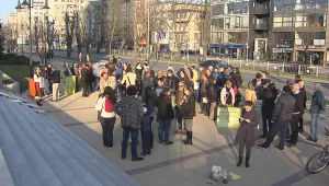Протест в Морската градина във Варна срещу застрояването на парка