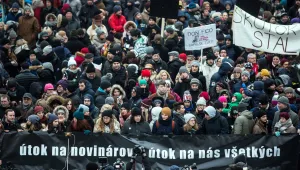 Протестите след убийството на журналист в Словакия не стихват