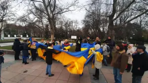 Протест в Пловдив срещу руската агресия в Украйна