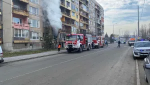 Евакуация в жилищен блок в Перник заради пожар