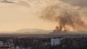 Пожар в близост до Летище 
