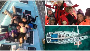 Двойка с шест деца живее от 25 г. на платноходка в открито море (СНИМКИ)