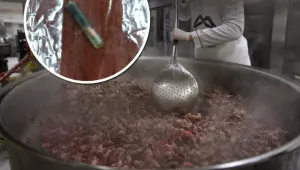 Скандал с месо от състезателен кон в социална кухня, след като мъж намери микрочип в храната си