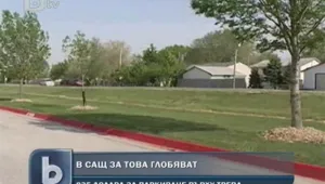 835 долара глоба за паркиране върху окосена градинка