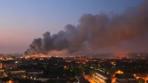 Пожар събуди Лондон