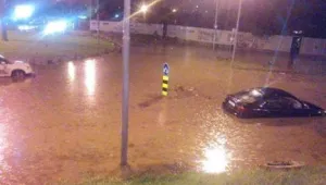 Проливен дъжд и земетресение в Скопие