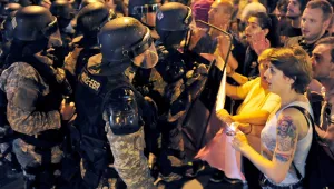 30 арестуваните след вчерашните безредици в Скопие
