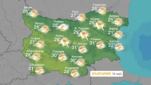Предстоят горещи събота и неделя