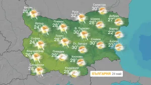 Бури и градушки на 24 май