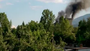 Пожар в сграда на МВР до полицейската академия