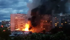 Пожар гори в заведение в столичния квартал 