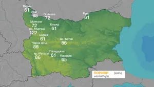 Утре вятърът ще отслабне