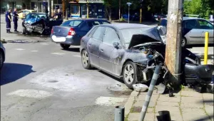 Тежка катастрофа с петима ранени в района при румънското посолство в София