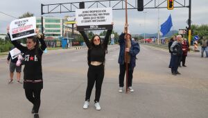 Протестиращи от „Горубляне