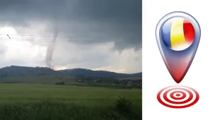 Торнадо в Румъния, властите са изпратили предупреждения чрез RO-Alert (ВИДЕО)