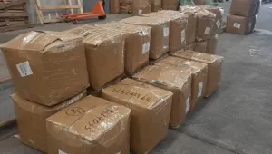 Задържаха 27 хиляди контрабандни стоки при проверка на камион на „Кулата“