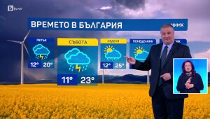 Времето - Централна емисия - 29.05.2025	