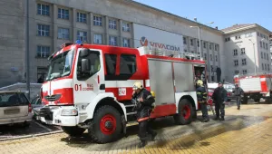 Малък пожар горя в сградата на телефонната палата