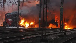 Два товарни влака се сблъскаха в Полша 