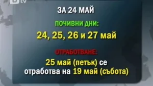 Дълги почивни дни и много работни съботи догодина 