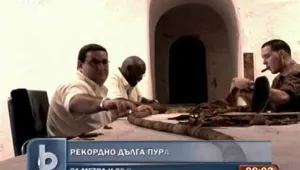 Най-дългата пура – цели 81 метра