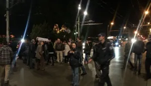 Пенсионери в опит да осуетят антиправителствения протест