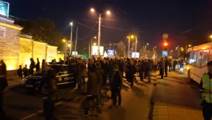 Полицейските протести започнаха отново, но по-скромно