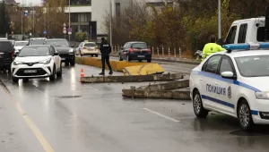 Дипломатическа кола катастрофира на столичен булевард 