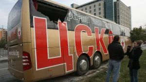 Потрошиха клубния автобус на ЦСКА