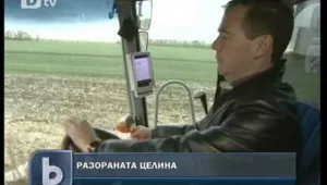 Путин и Медведев яхнаха комбайна