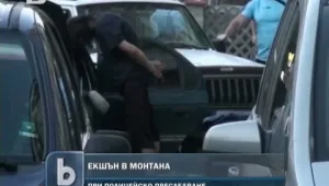 Престъпник, бягащ от полицията, помете двама души на тротоар в Монтана