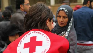 Помощ от БЧК за бежанците в Ковачевци