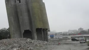 150 кг амонит събориха силозите в Благоевград