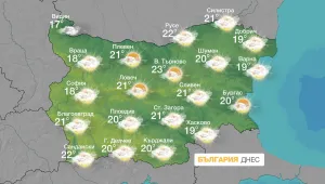 Слънчев и топъл понеделник