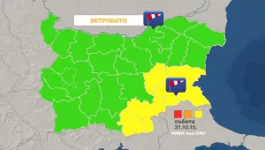 Бурен вятър в Югоизточна България