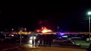 Пожар избухна на пазар за дрехи на едро в руския град Ростов на Дон 