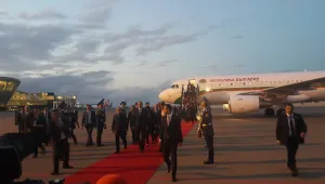 Президентът Румен Радев пристигна в Баку 