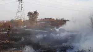 Голям пожар край Асеновград (СНИМКИ)