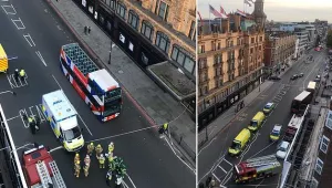 Разлято химическо вещество на оживена улица в Лондон, един човек е в болница
