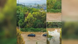 Проливен дъжд наводни Перник (ВИДЕО)