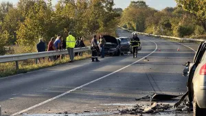 Верижна катастрофа блокира Подбалканския път, има пострадали (СНИМКИ)