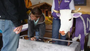 Алпийският свят на Milka официално посрещнат от кмета на София