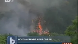 Десет екипа гасиха пожара на 