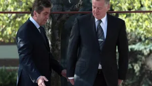 Президентът на Унгария пристигна у нас