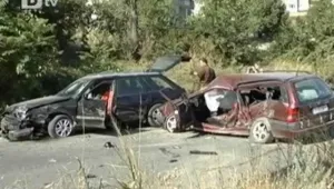 Тежка катастрофа затвори изхода на Русе 