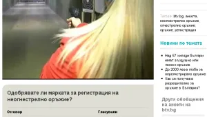 Анкета на btv.bg: 