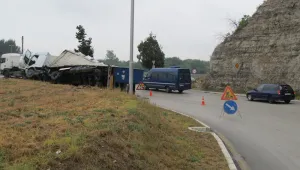 Катастрофа на ТИР и кола край Димитровград взе жертва