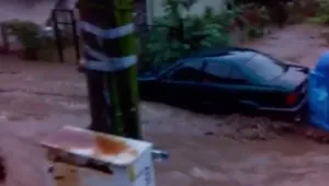 Отнесени мостове след порой в Берковица (ВИДЕО)