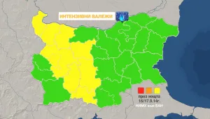 Интензивни валежи и през нощта