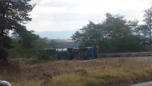 Цистерна се преобърна в района на с. Буново